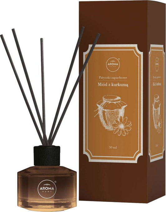 Aroma Home Herbarium duftpinde honning med gurkemeje 100 ml