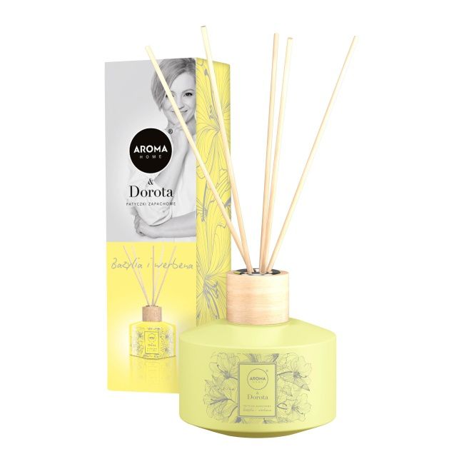 Aroma Home & Dorota duftpinde basilikum og verbena 100 ml