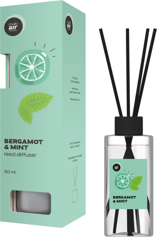 Multiair duftpinde med bergamot og mynte