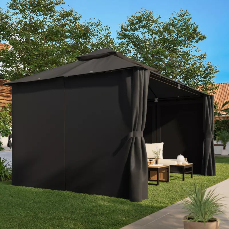 Pavillonside Thar 3x4 m Antracit