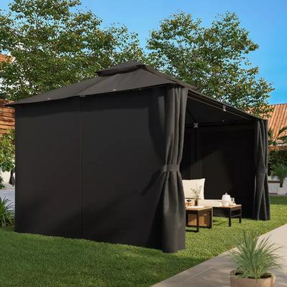 Pavillonside Thar 3x4 m Antracit