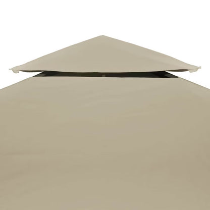 Pavillontag 3x3 m Vandtæt Beige