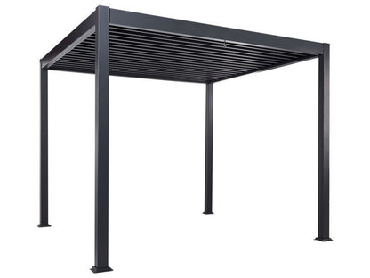 Metalpergola Fornoli 296x296 cm Sort
