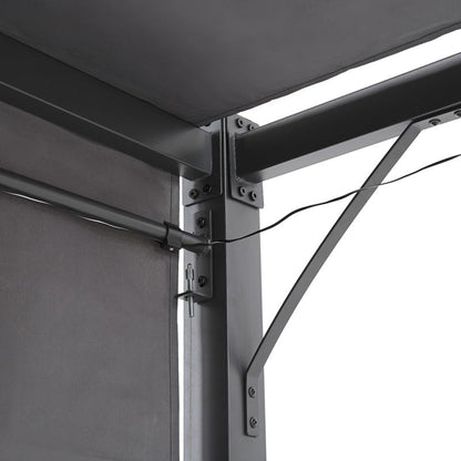 Pawilion Have LED Parga Metal 310x310 cm Mørkegrå