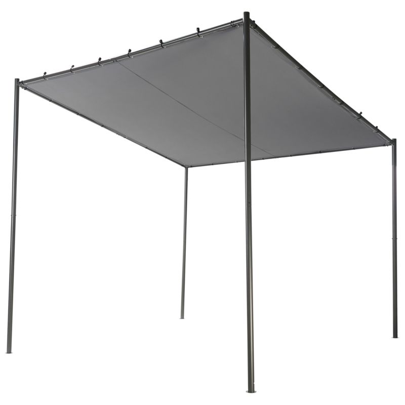 Pavillon Vimino Metal 282x294 cm Mørkegrå