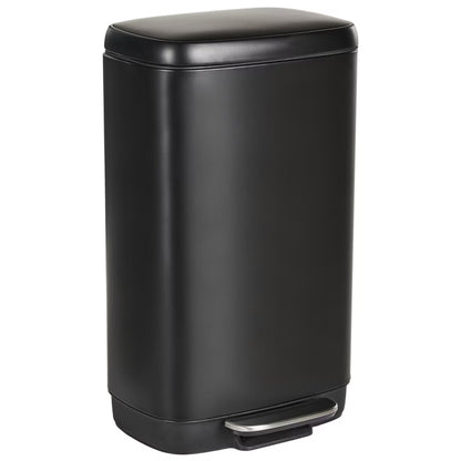 Pedalspand 30 Liter Sort Metal