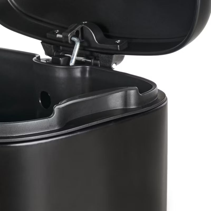 Pedalspand 30 Liter Sort Metal