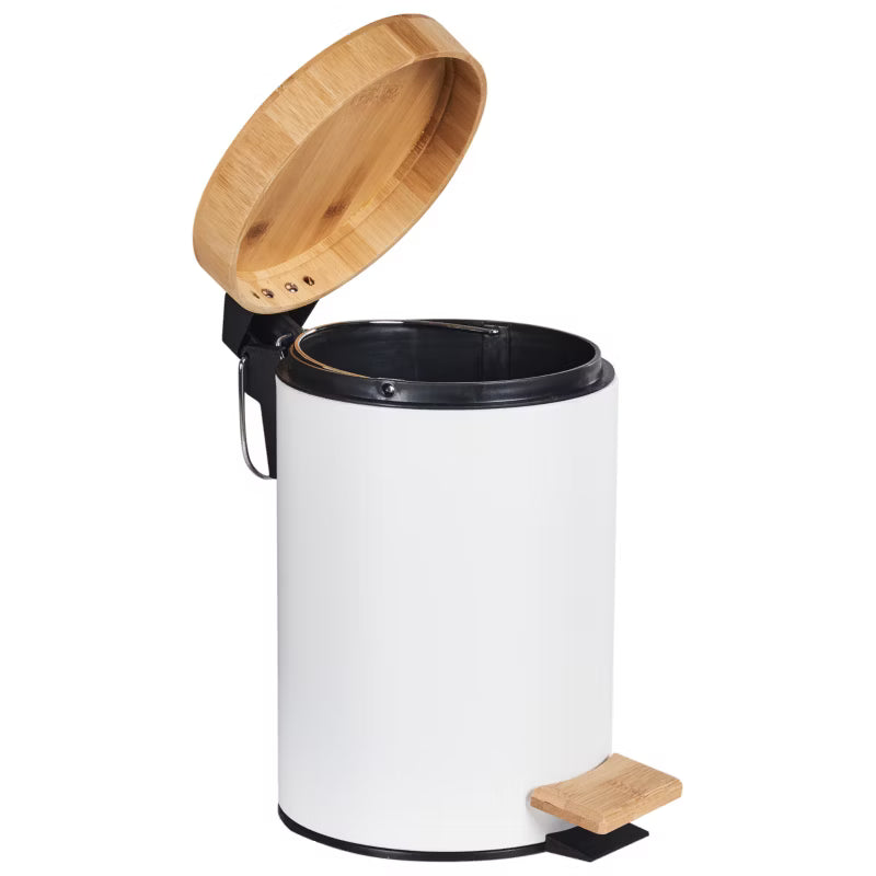Pedalspand Sæt 2 Stk 3 L Hvid