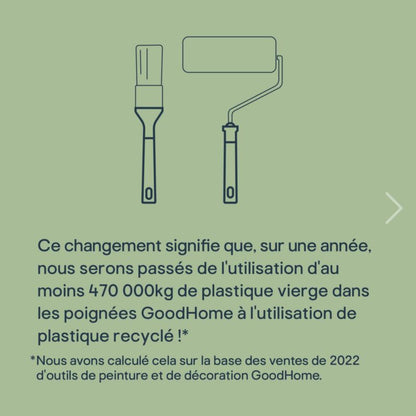 GoodHome trekantet flad pensel til emalje 50 mm
