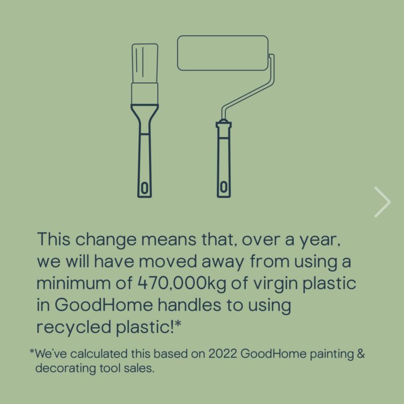 GoodHome kort pensel til maling 50 mm