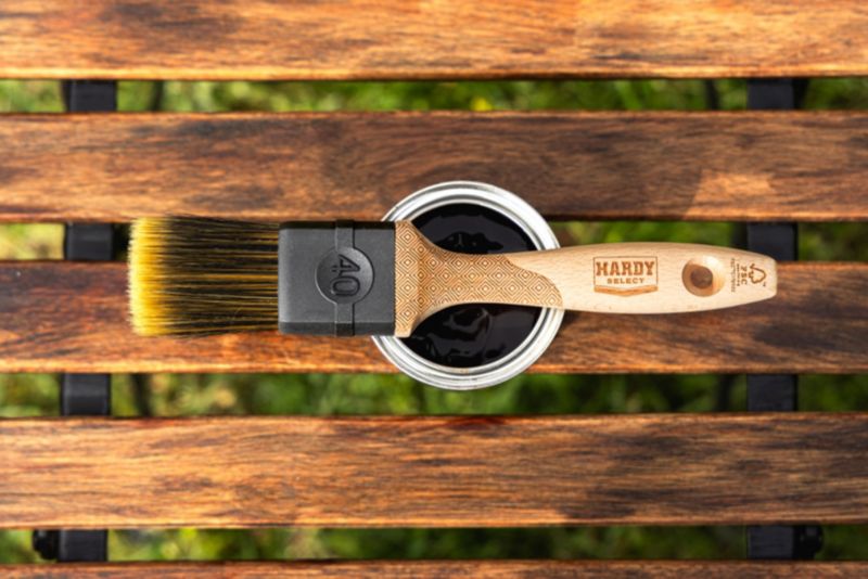 Hardy Select flad pensel 40 x 18 mm