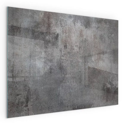 Pejseplade Glas Rektangulær 80x60 cm Grå