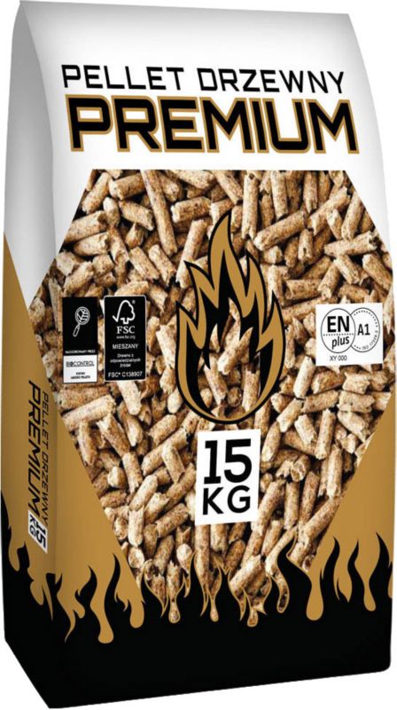 Træpiller A1 6 mm 15 kg