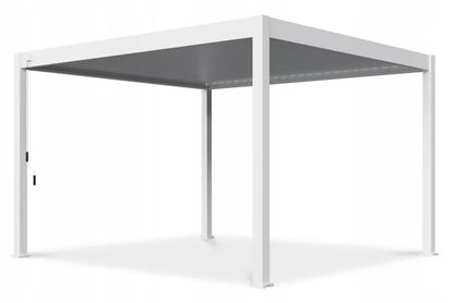 Pergola 3,6x4 m Hvid Aluminium