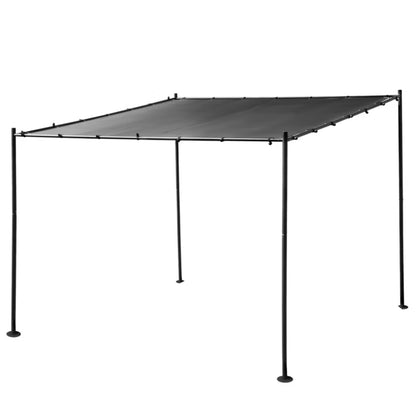 Pergola 3x3 m Sort Stål