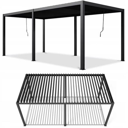 Pergola 3x5,8 m Antracit