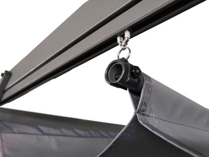 Pergola 3x6 m Stål Antracitgrå