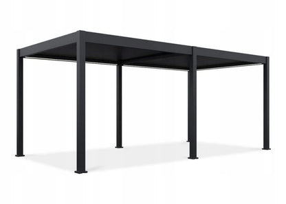Aluminiumspær Elegance 3x6 m Automatisk LED