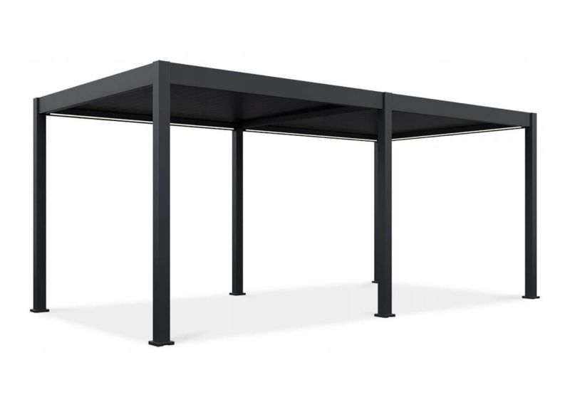 Aluminiumspær Elegance 3x6 m Automatisk LED