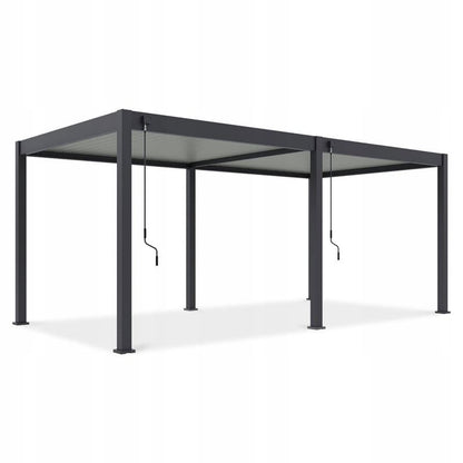 Aluminiumspær Elegance 3x6 m Antracit