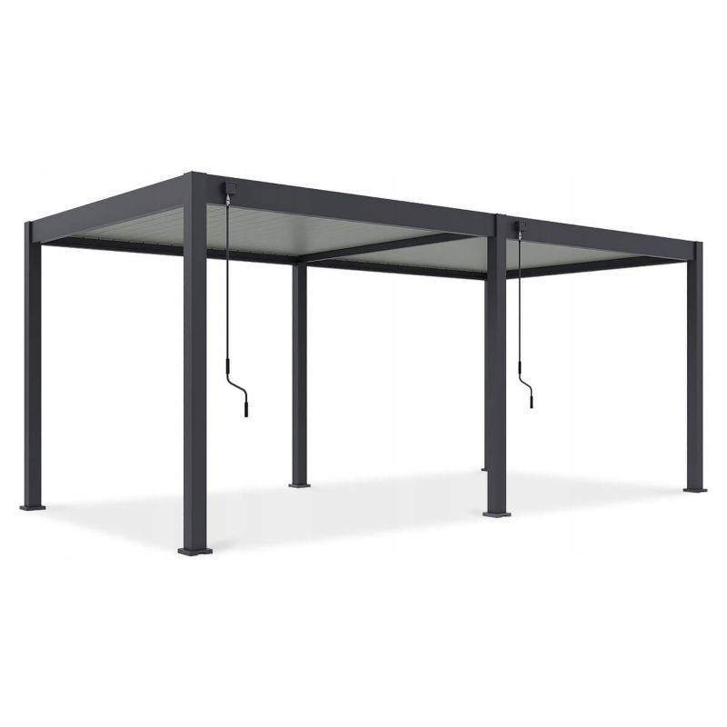 Aluminiumspær Elegance 3x6 m Antracit