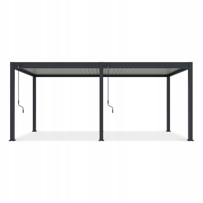 Aluminiumspær Elegance 3x6 m Antracit