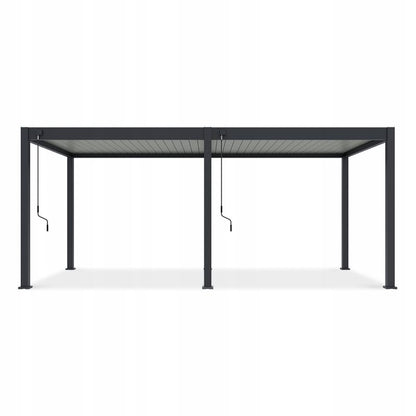 Aluminiumspær Elegance 3x6 m Antracit