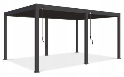 Aluminiumpergola Deluxe 360x530 cm Antracit 5905529996542