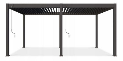 Aluminiumpergola Deluxe 360x530 cm Antracit 5905529996542