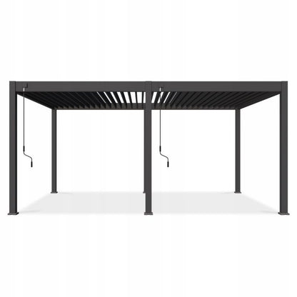 Aluminiumpergola Deluxe 360x530 cm Antracit 5905529996542