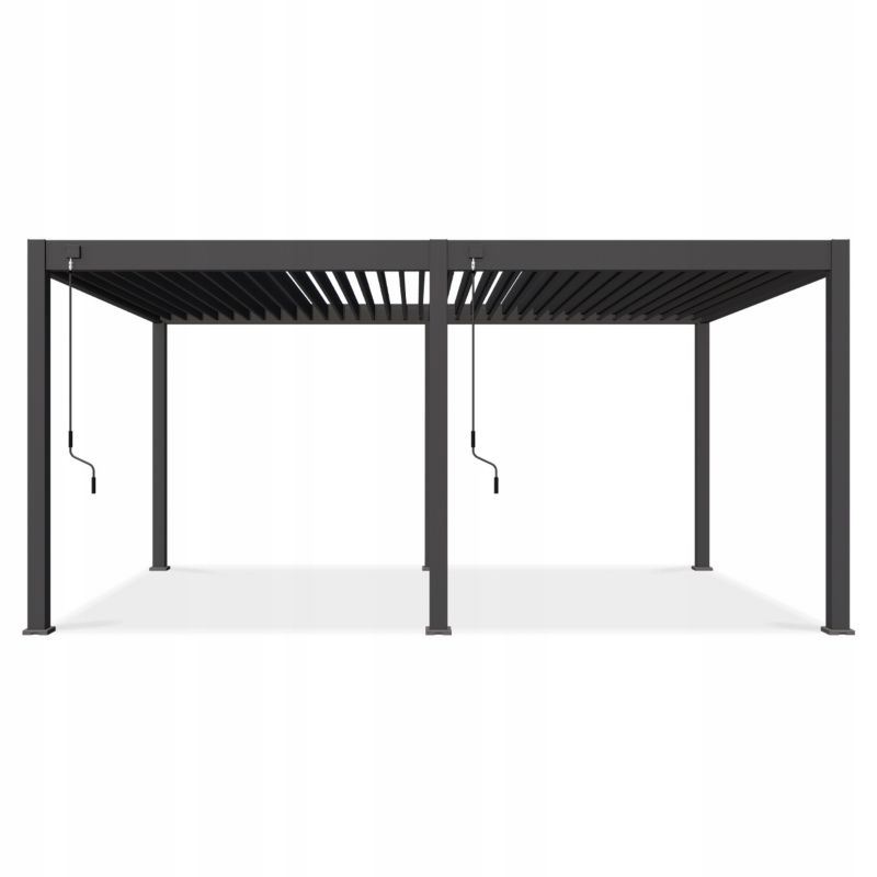 Aluminiumpergola Deluxe 360x530 cm Antracit 5905529996542