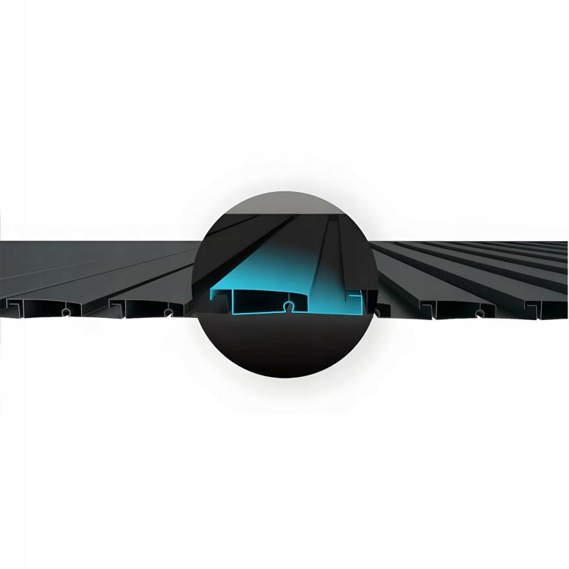 Aluminiumpergola Deluxe 360x530 cm Antracit 5905529996542