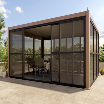 Pergola Breva 3x4 m med LED Træeffekt