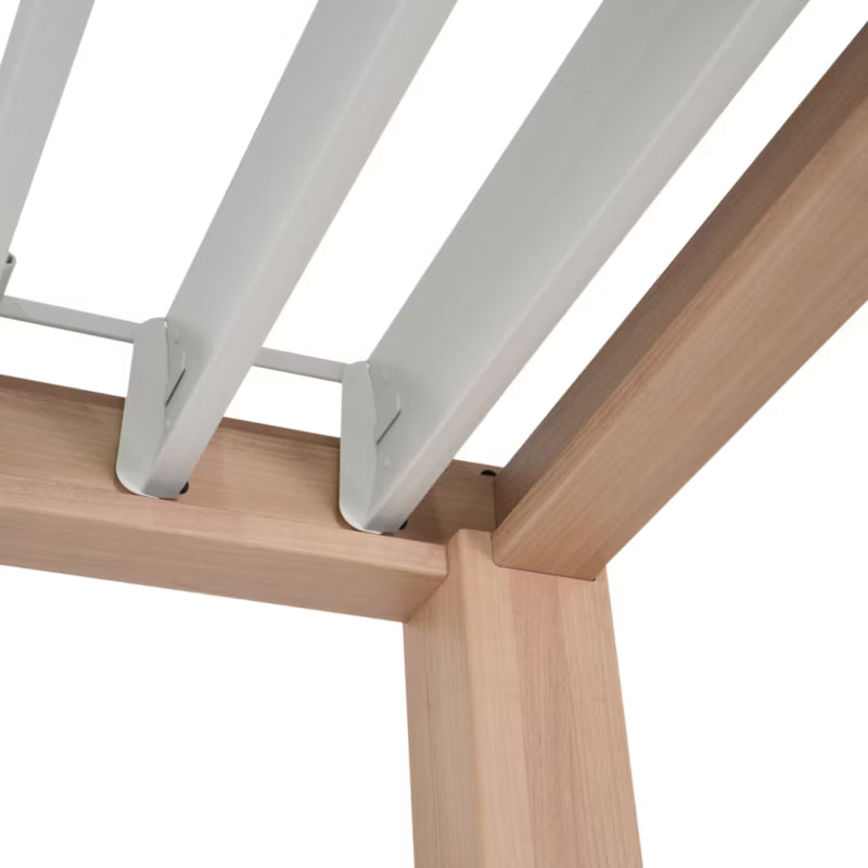 Pergola Breva 3x4 m med LED Træeffekt