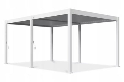 Pergola DELUXE 3,6x5,3 m Hvid Aluminium