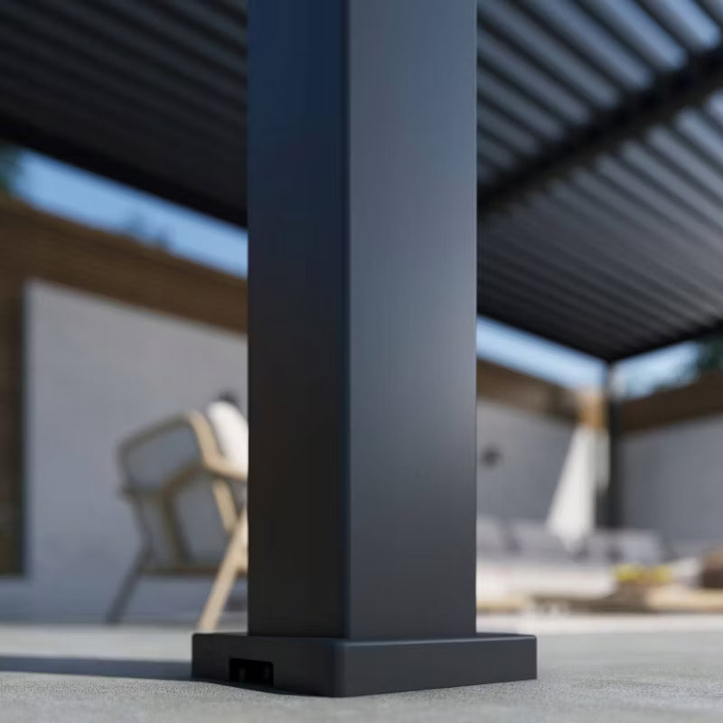 Pergola Deluxe 3,6x6 m Antracit Aluminium