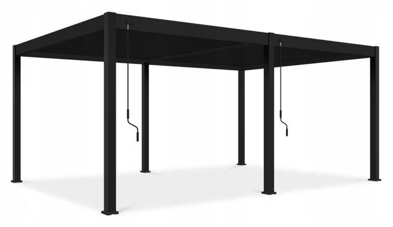 Pergola Deluxe 3,6x6 m Antracit Aluminium