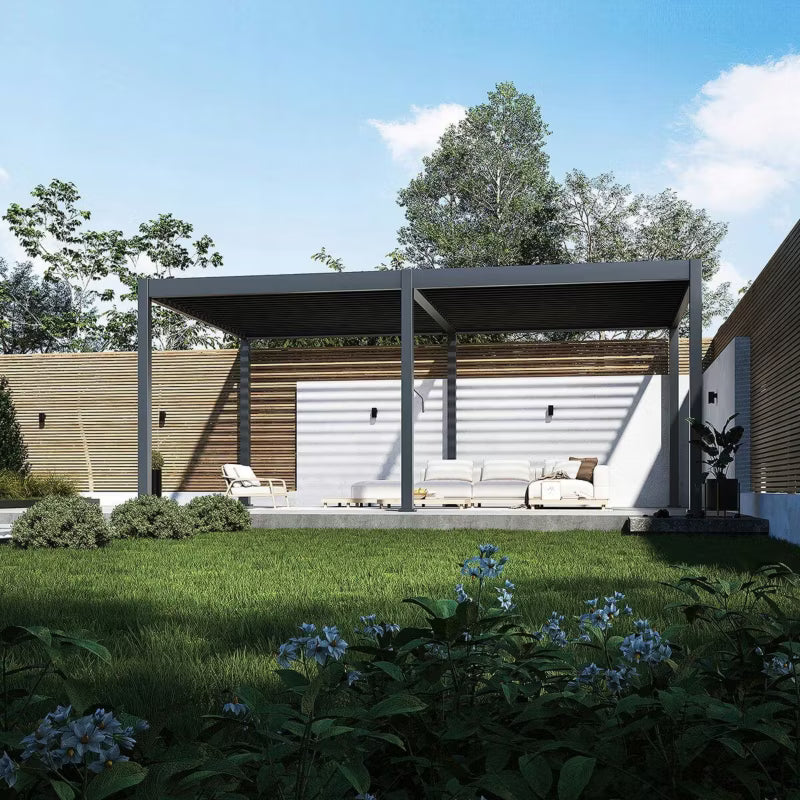 Pergola Deluxe 3,6x6 m Antracit Aluminium