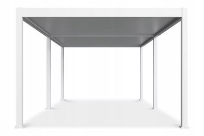 Pergola DELUXE 3,6x7,2 m Hvid Aluminium