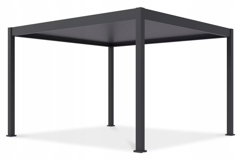 Pergola DELUXE AUTOMATIC 3,6x4 m Antracit med LED