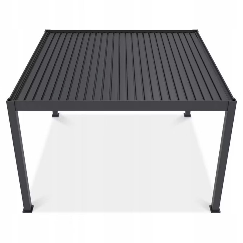 Pergola DELUXE PRO 4x4 m Aluminium med LED