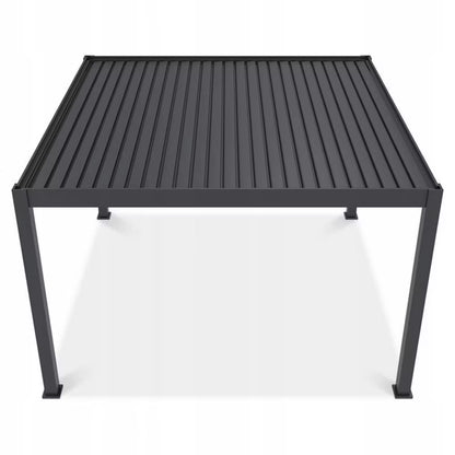 Pergola DELUXE PRO 4x4 m Aluminium med LED