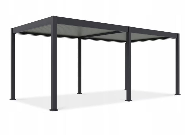 Pergola DELUXE PRO AUTOMATIC 3x4 m med LED Lys