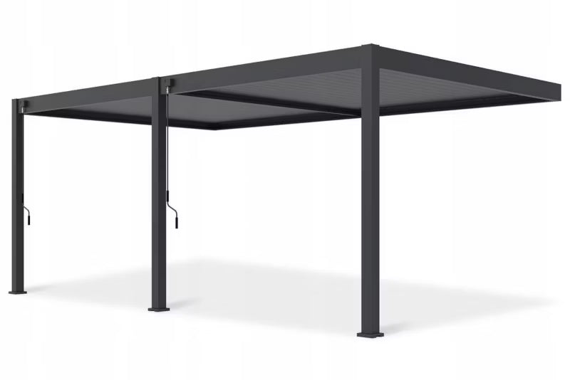 Pergola Deluxe Wall 3,6x6 m Antracit
