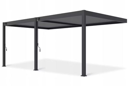 Pergola Deluxe Wall 3,6x6 m Antracit