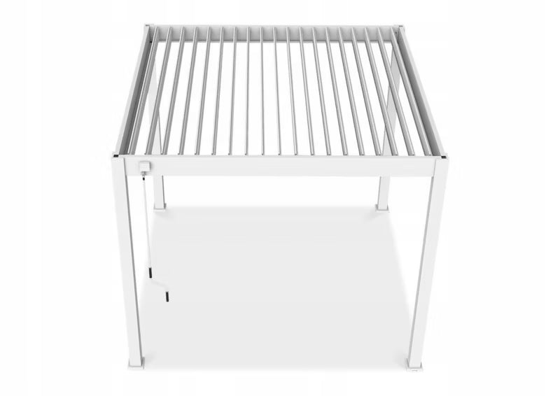 Pergola Elegance 3x3 m Hvid Aluminium