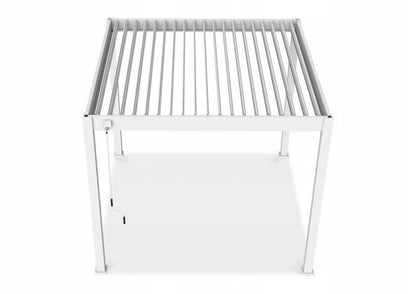 Pergola Elegance 3x3 m Hvid Aluminium