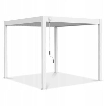 Pergola Elegance 3x3 m Hvid Aluminium
