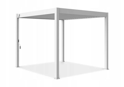 Pergola Elegance 3x3 m Hvid Aluminium