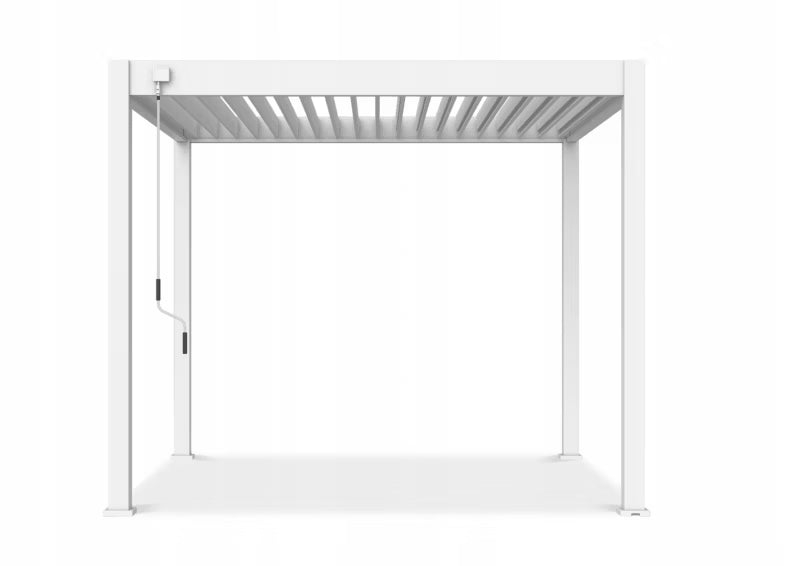 Pergola Elegance 3x3 m Hvid Aluminium